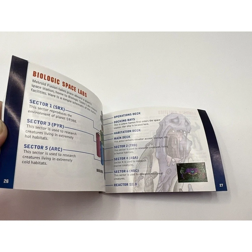 Metroid Fusion -Instruction Booklet Manual Only (Game Boy Advance GBA) Authentic